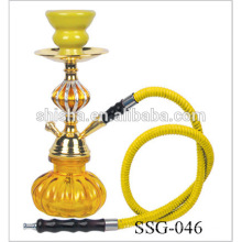 Small hookah colorful smoke shisha hookah